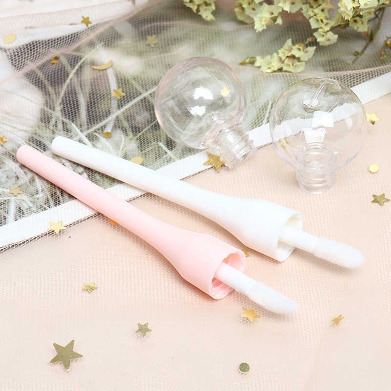 5pcs Botol Lip Gloss Kosong Bentuk Lollipop Ukuran 6ml Dapat Diisi Ulang