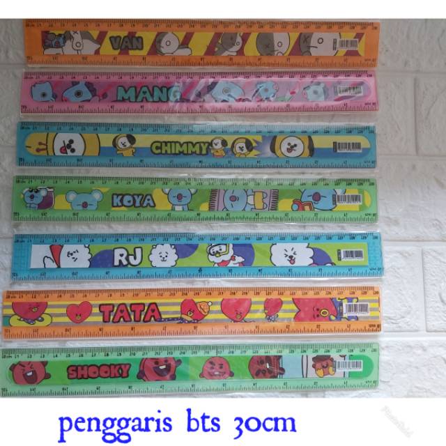 

Penggaris bts 30cm