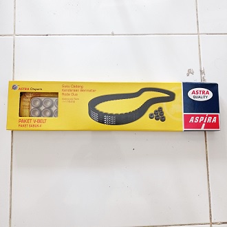 Vbelt H2-231PA-K36-1200 Aspira Vanbelt Vanbel V belt V-Belt + Roller Vario 150 ESP Original Murah