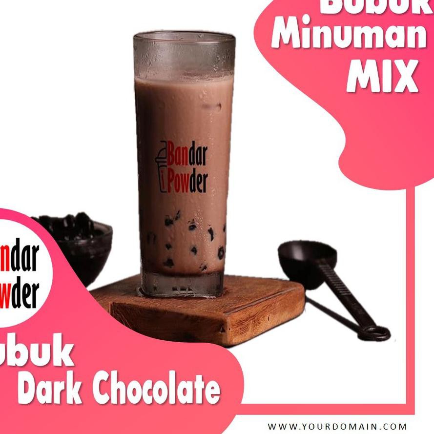 

Best Seller!! KODE-288 Bubuk Dark Chocolate Mix Gula - Serbuk Minuman Cokelat - Bandar Powder