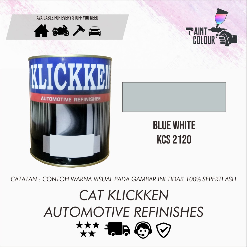 Cat Klickken Automotive Refinishes - Blue White KCS 2120