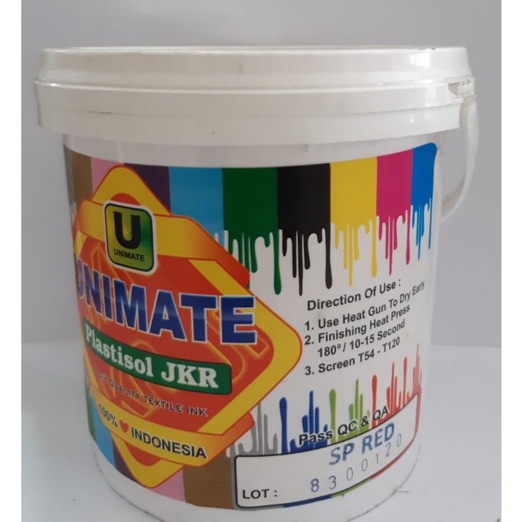 

Plastisol Unimate JKR SP Red @1kg