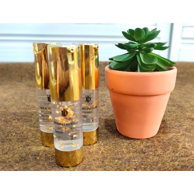 SPARKLING GOLD FACE SERUM # DTIO DERM BEAUTY