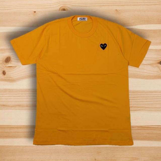 cdg yellow heart