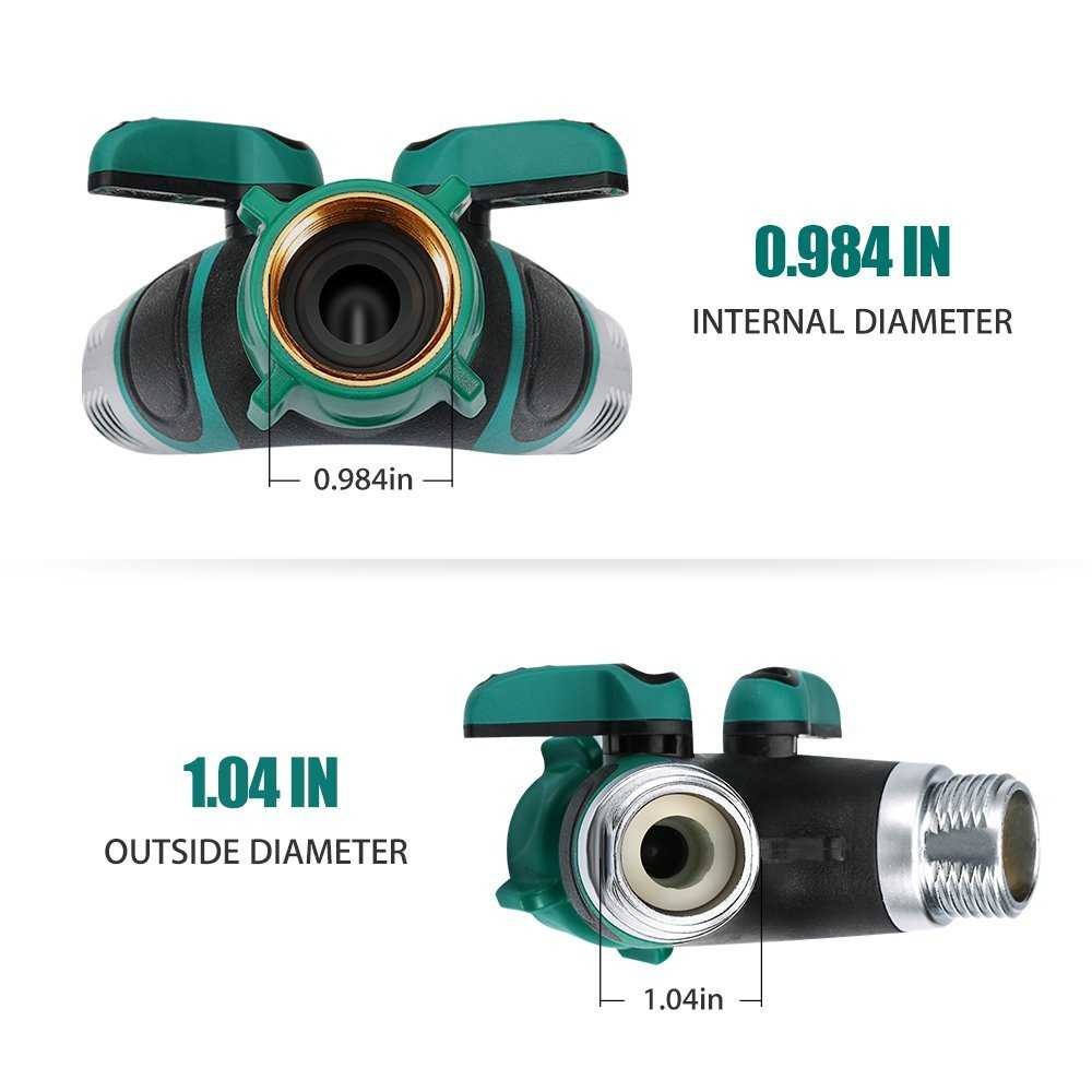 Alat Penyiram Bunga Selang Keran Air Y 3/4 Irigasi Taman Cabang 2 Alat Irigasi Kebun Taman Murah