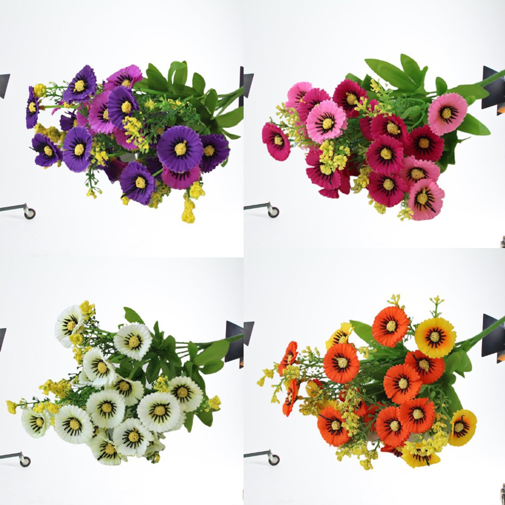 RSB COD CLEAR STOCK Pot Bunga Kode 09 Cosmos / Tanaman Bunga Plastik / Bunga Dekorasi Rumah / Tanaman Ornamen-2