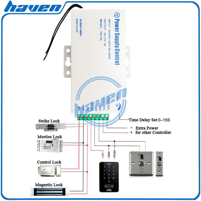 Power Supply Access Control / Door Access / 12V 3A