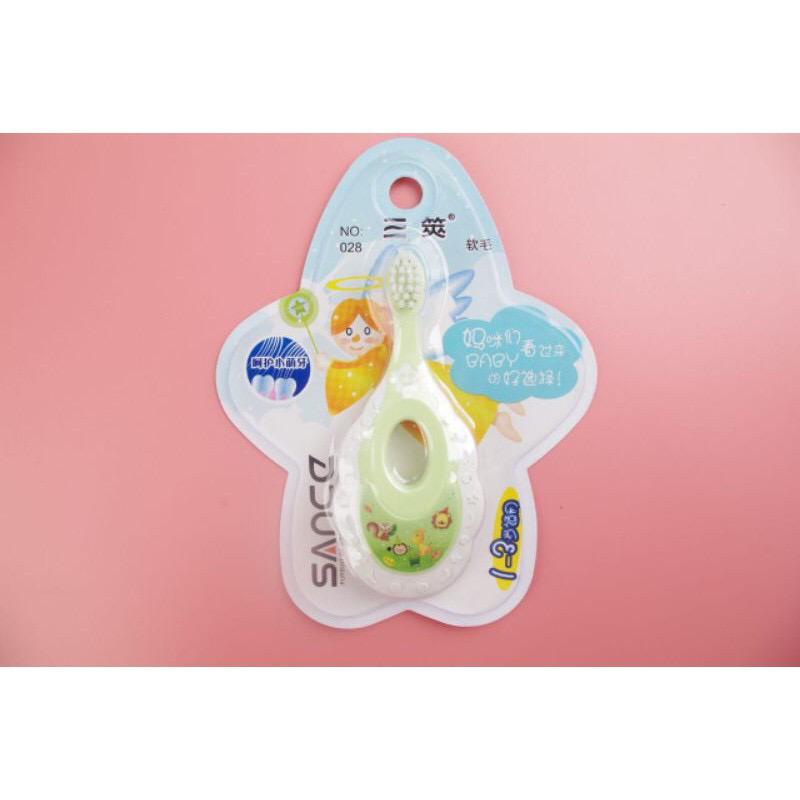 Sikat Gigi Rattle Untuk Anak Bayi Baby Soft Silicone Tooth Brush Teether