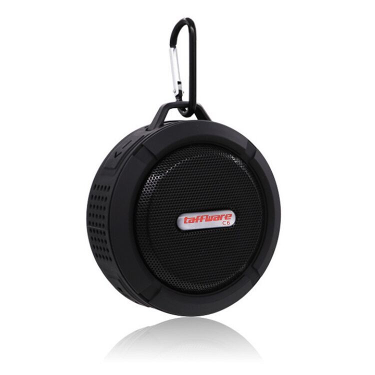 Taffware Mini Outdoor Bluetooth Speaker - C6 - Black