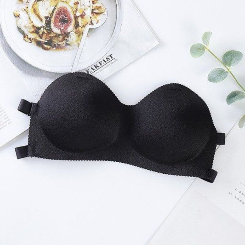Bra Push-up invisible strapless tanpa tali anti slip