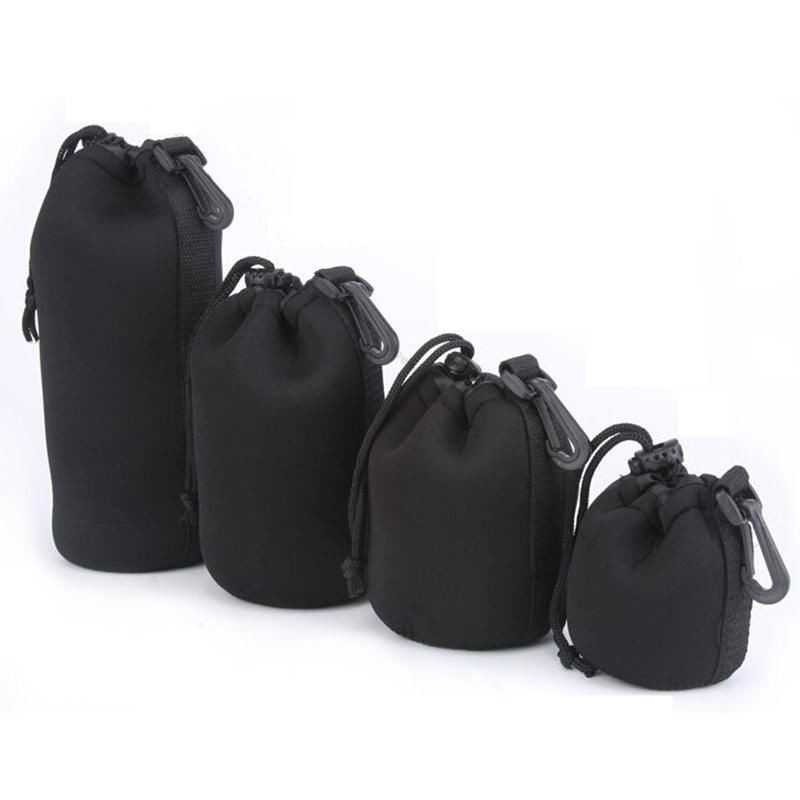 Tas Lensa Kamera DSLR 4pcs Murah Lens Bag Simple Pelindung Lensa Camera Pengaman Lens Camera