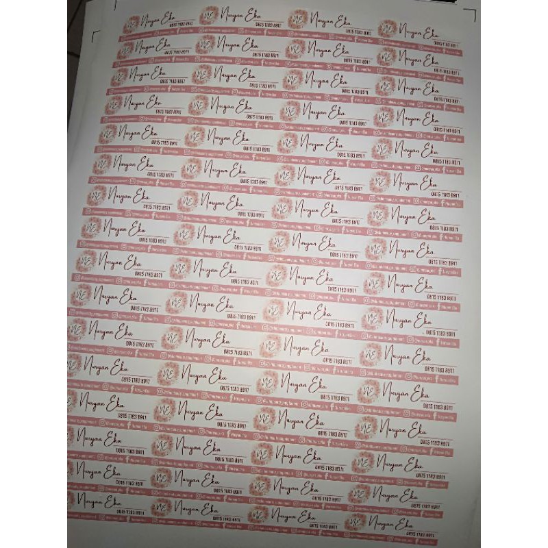 

stiker label