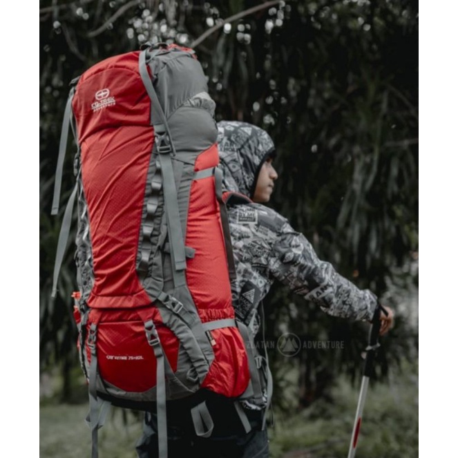 Tas Carrier Co-Trek Ciremai 75+10 Incloud Raincover