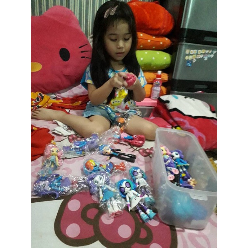 Set Mainan Anak Action Figure My Little Pony Equestria Girls Pajangan