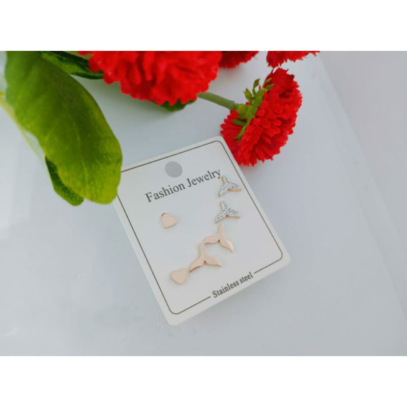 Fourfashion Anting Tusuk Titanium Sweet Premium