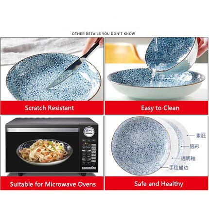Hot Sale 5,7,8 inchs bowls Japanese ceramic tableware home Ceramic rice bowls noodle bowl
