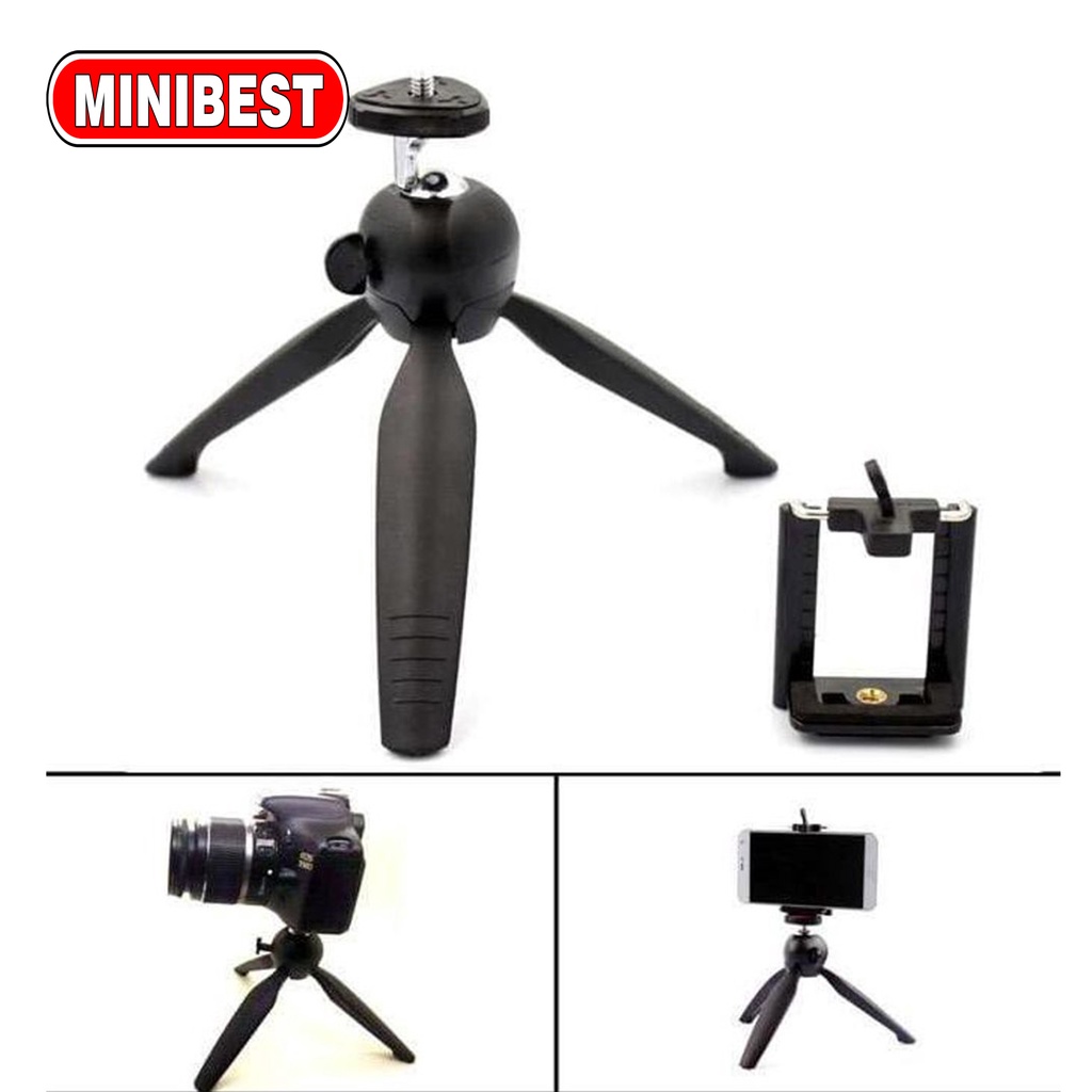 Tripod Support Mini - Phone Extendable With Holder U Penyangga HP Smartphone [TM-01 &amp; TM-02]