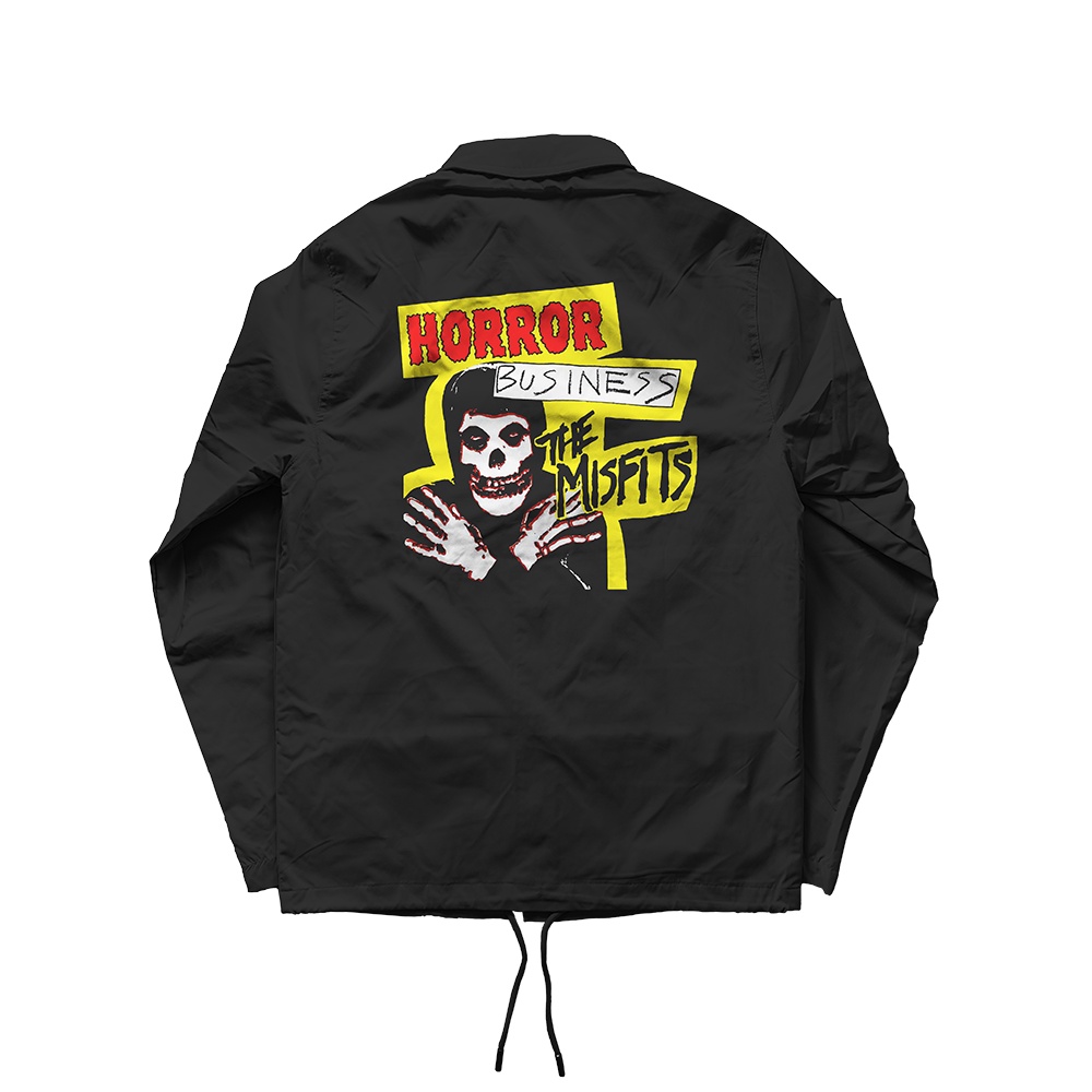 COACH JACKET BAND THE MISFITS | JAKET PRIA WANITA DEWASA BAHAN PARASUT WATERPROOF ANTI AIR