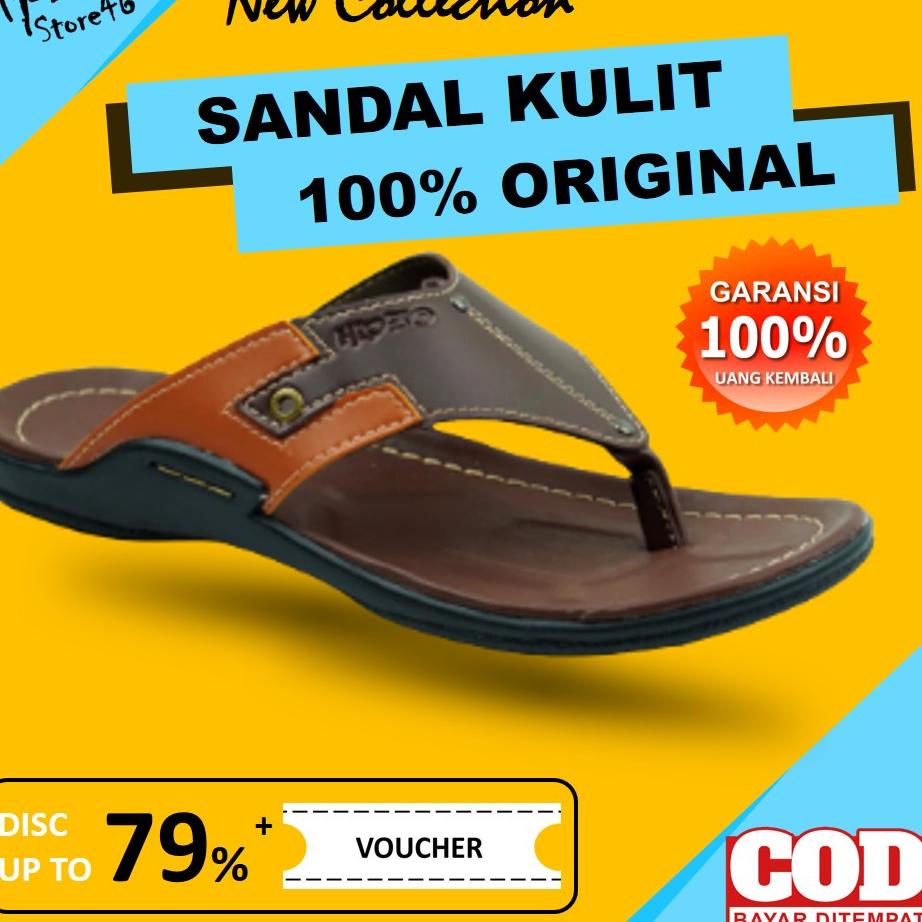 SDG.31My22r– HIPZO CT 15 Sandal Pria Casual Sandal Sendal Kulit Pria Sandal Pria Kulit Sandal Fashio