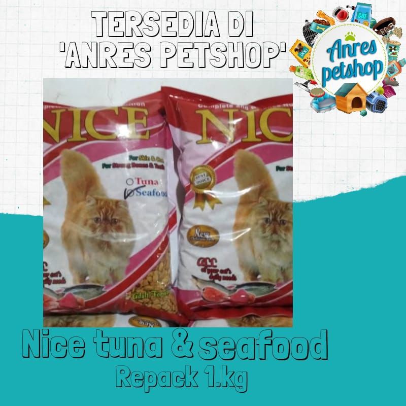 Nice 1kg 1 kg Makanan Kucing murah Nice 1Kg