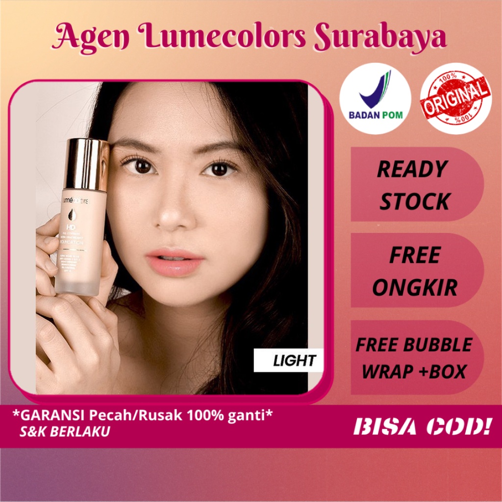 Foundation Lumecolors Light, Foundation Lumecolors ORI, Lumecolors Foundation Share In Jar Light