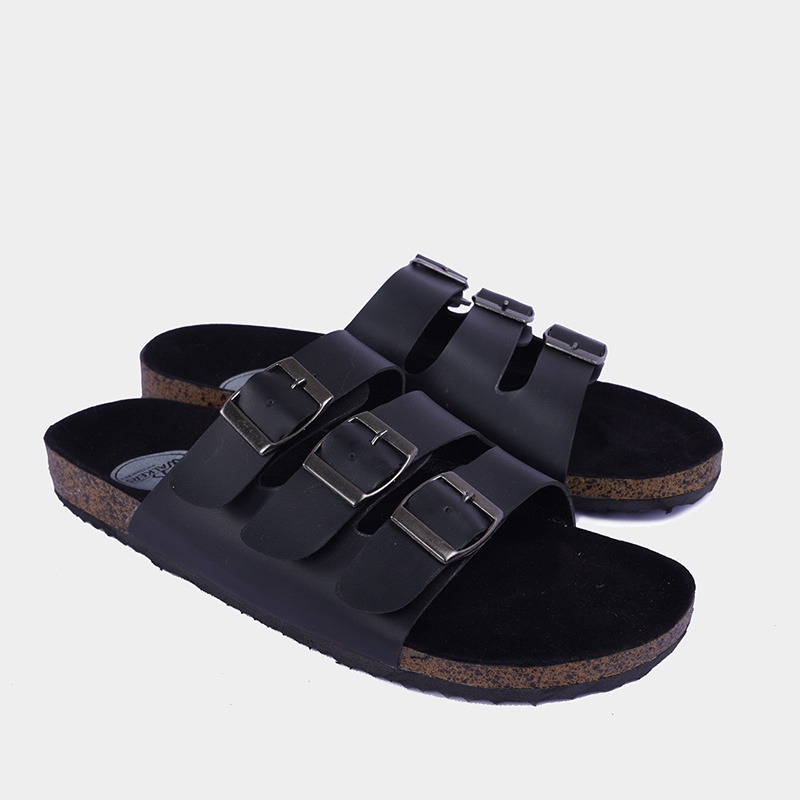 Sandal Slide Gesper Pria/Wanita Trendi Kekinian Murah ( Gratis Ongkir )