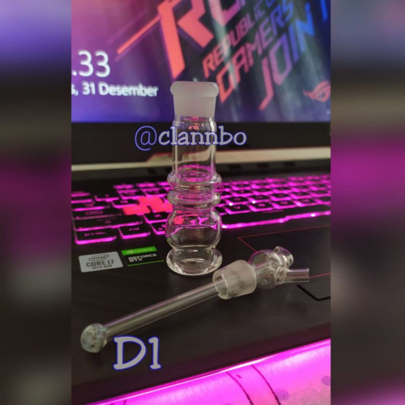 Ready Full Set Kaca Tipe D01 Toko Accesories Bong
