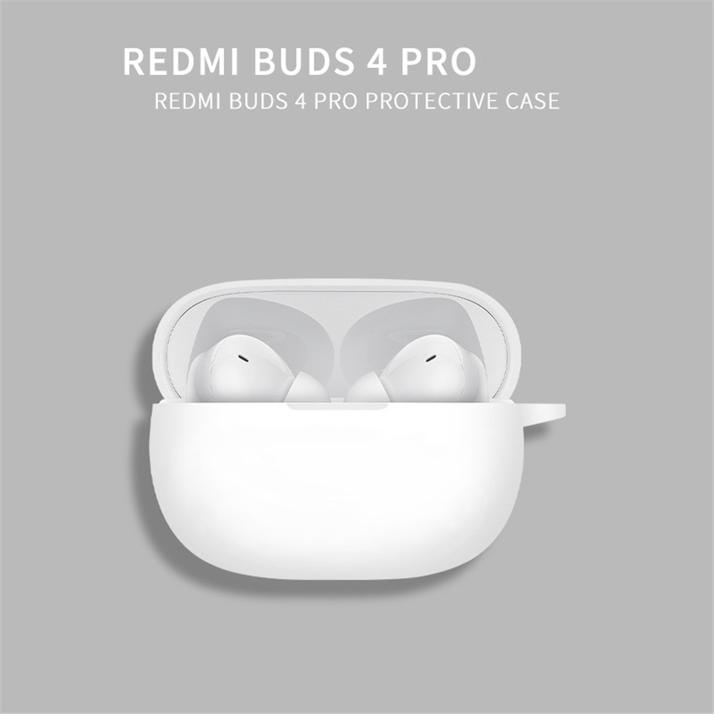 Soft Case Silikon Earphone Wireless Dengan Kait Untuk Redmi Buds 4 Pro