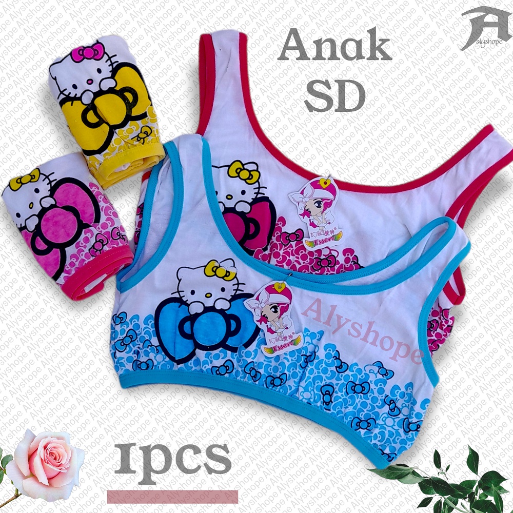 Miniset Anak Sd | Miniset Essen Tali besar | Tanktop Miniset | Miniset anak Sd katun Murah
