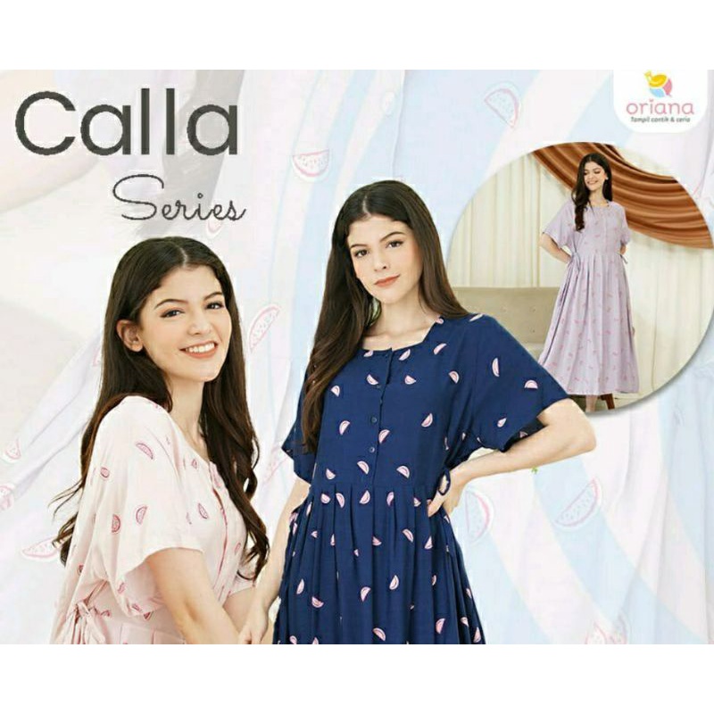 ORIANA HOMEWEAR CALLA SERIES DASTER BUSUI RAYON PREMIUM