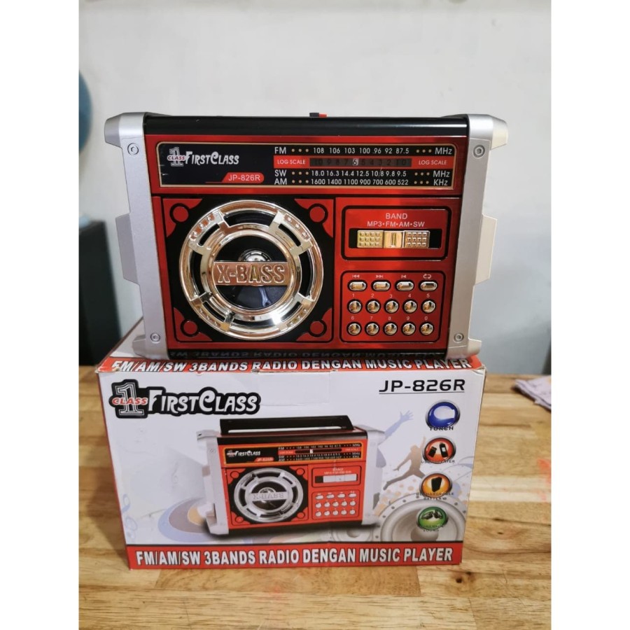 Radio first class 826 fm am sw music player