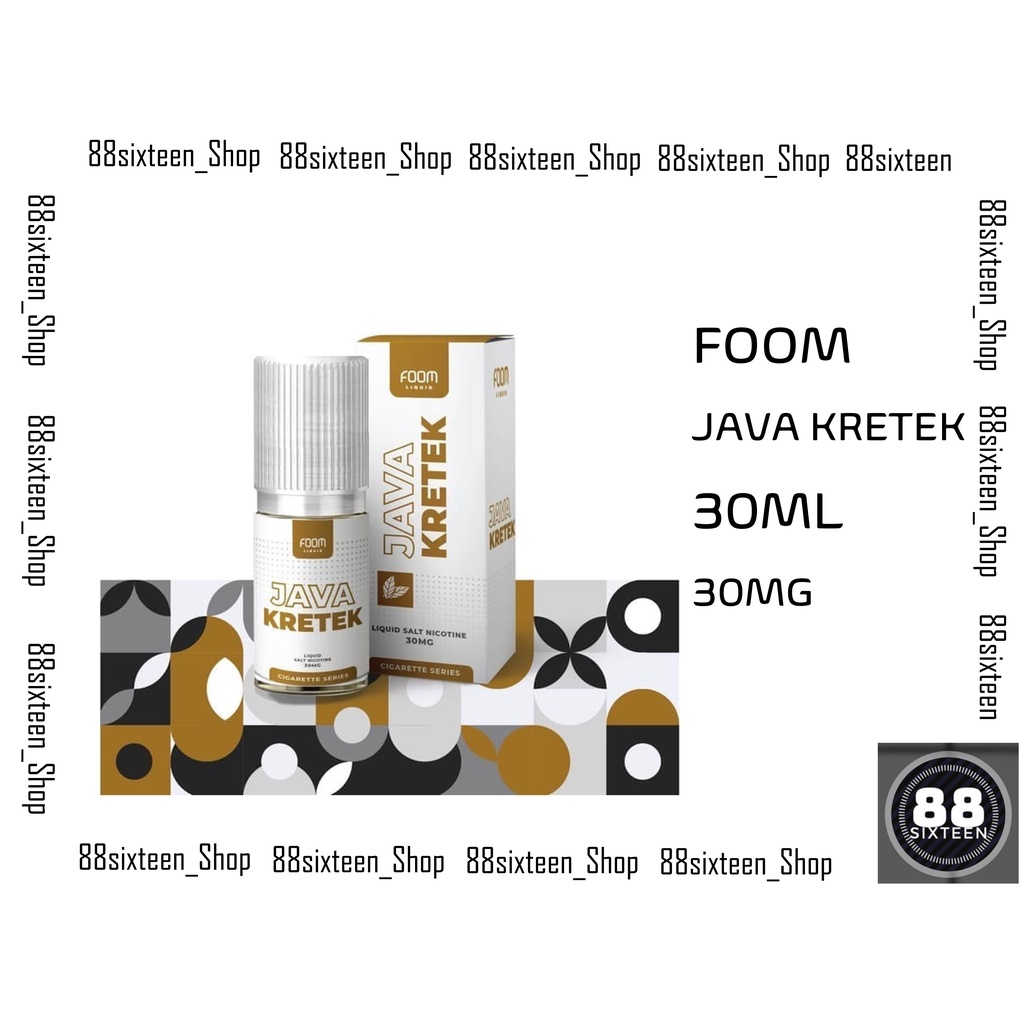 LIQUID 30ML FOOM JAVA KRETEK 30MG