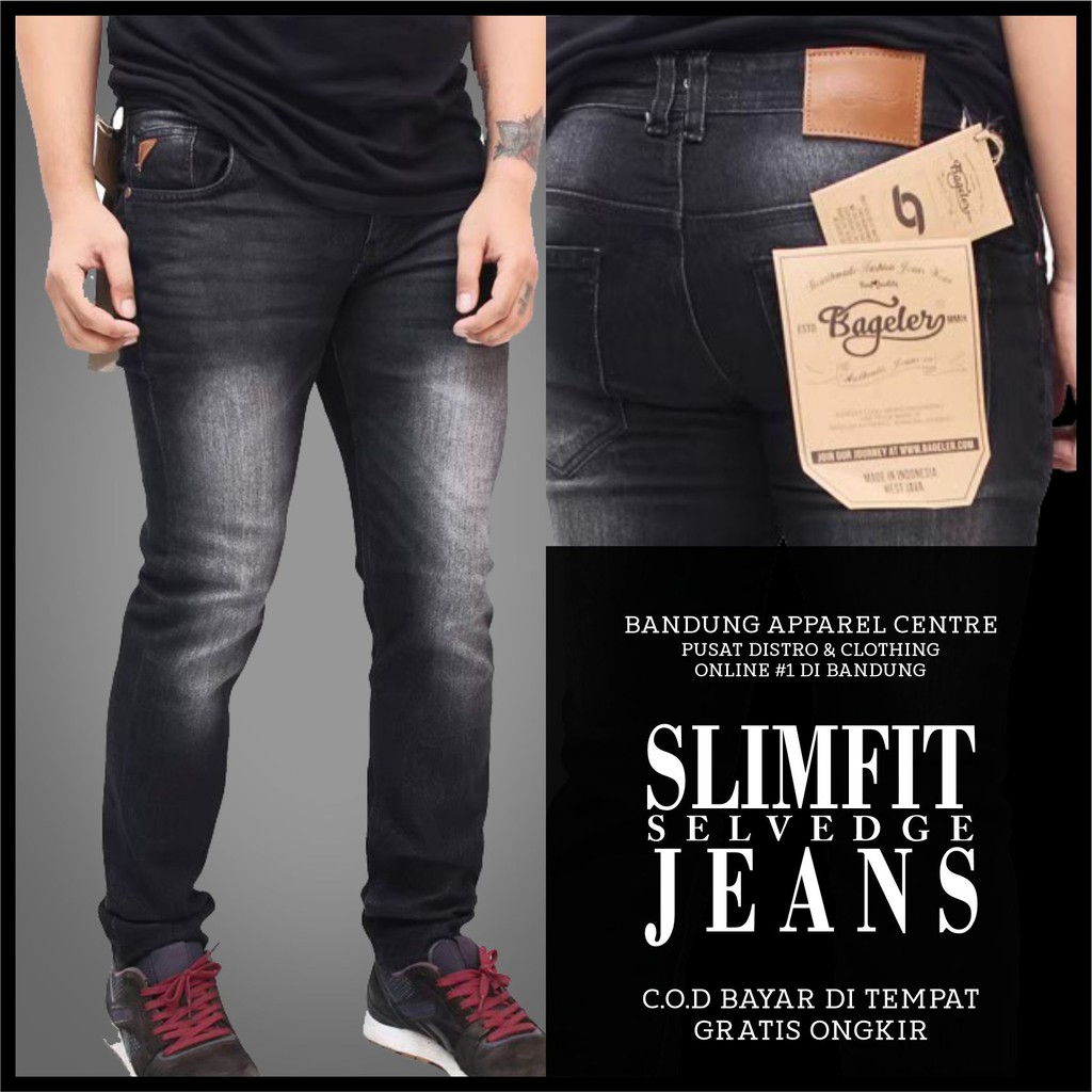 CELANA PANJANG DENIM SLIM FIT PREMIUM SELVEDGE ORIGINALS