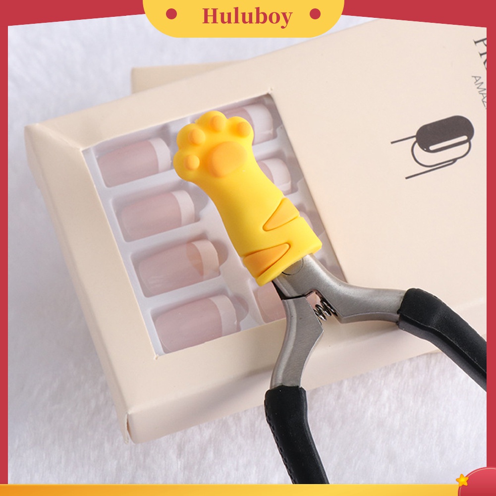 Huluboy Huluboy♡ 2pcs Cover Pelindung Gunting Kuku / Kutikula Untuk Manicure