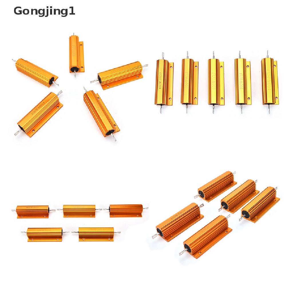 Gongjing1 Resistor Power 1 / 2 / 4 / 8 / 10 Ohm 100w