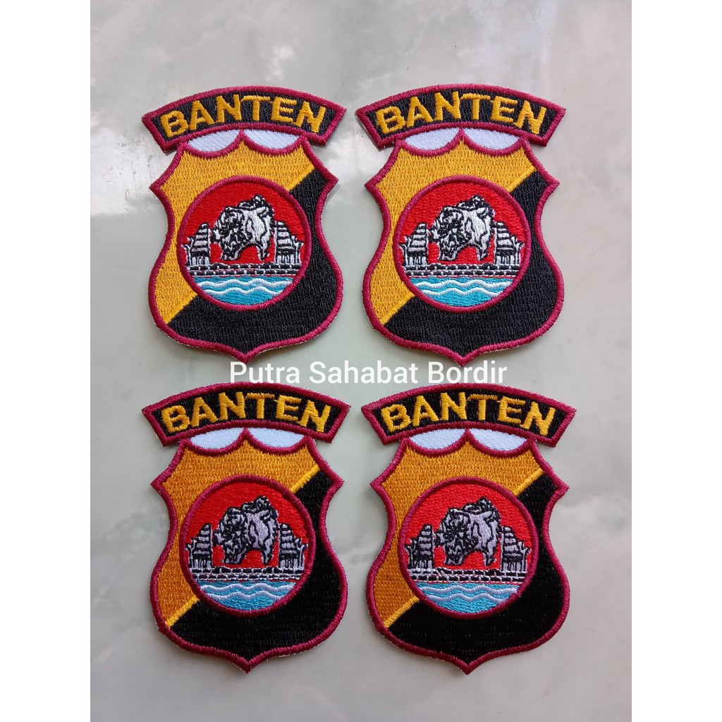 Patch | Logo Bordir Polda Banten Satpam