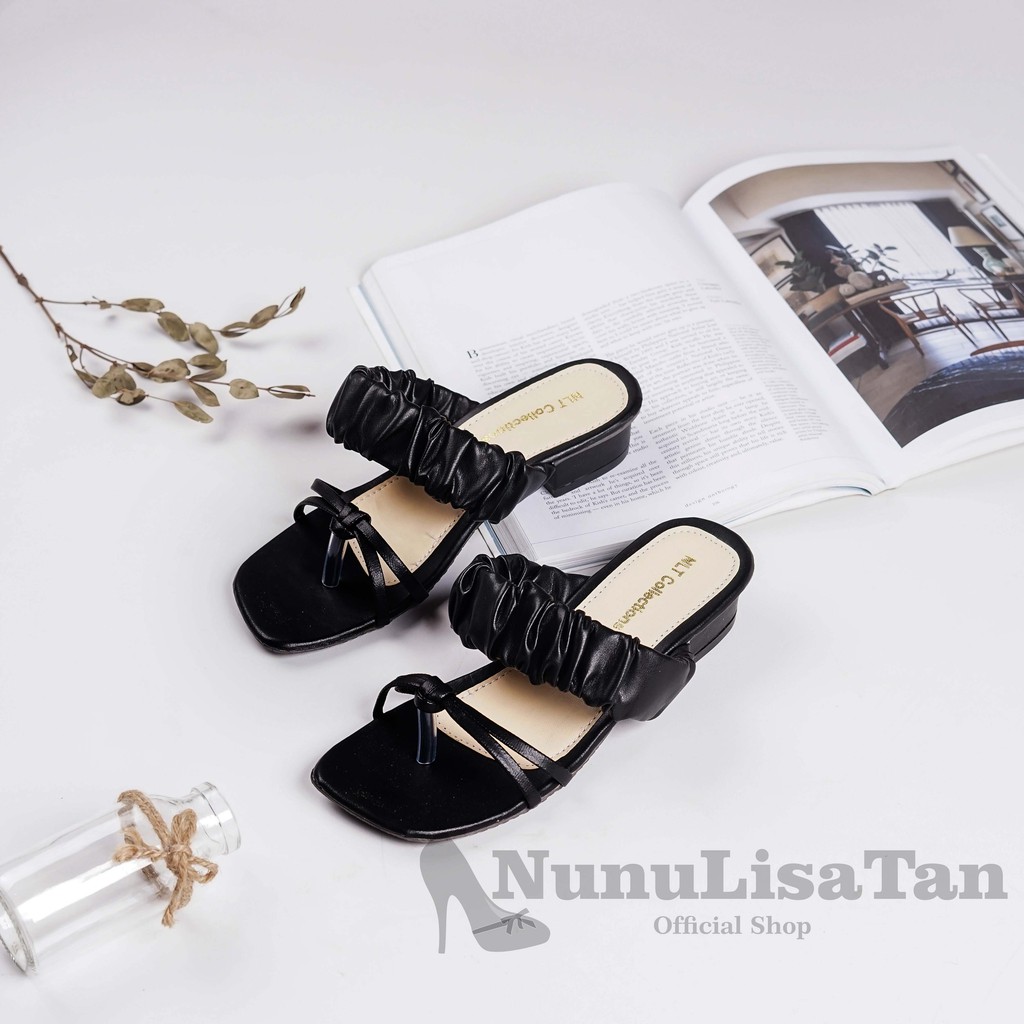 NunuLisaTan - COD Gratis Ongkir High Heels Korea Hits 3cm ANASTASIA