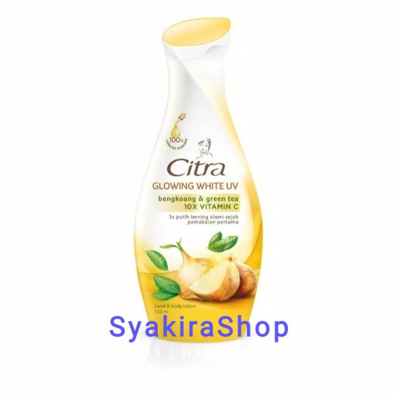 Citra Bengkoang Natural Glowing white UV Hand And Body Lotion 120