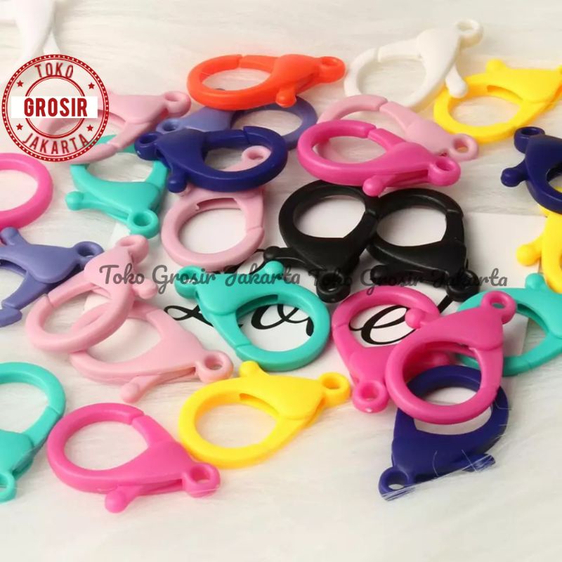 Kokot Udang Plastik 2.5 cm Pengait Strap Masker