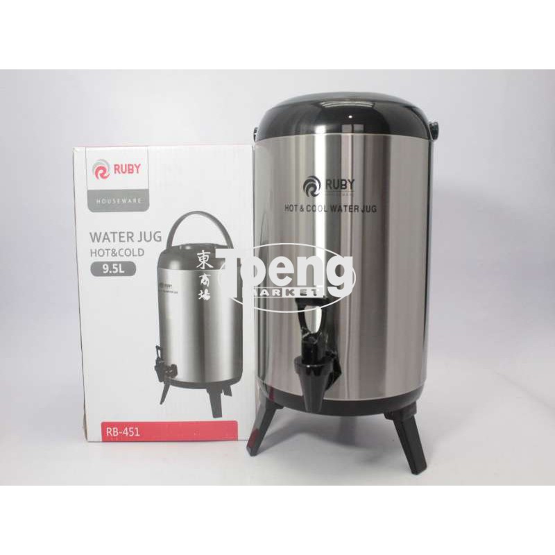 WATER JUG 9.5LT+KRAN RB-451 RUBY / THERMOS / TEMPAT AIR MINUM / DISPENSER RUBY