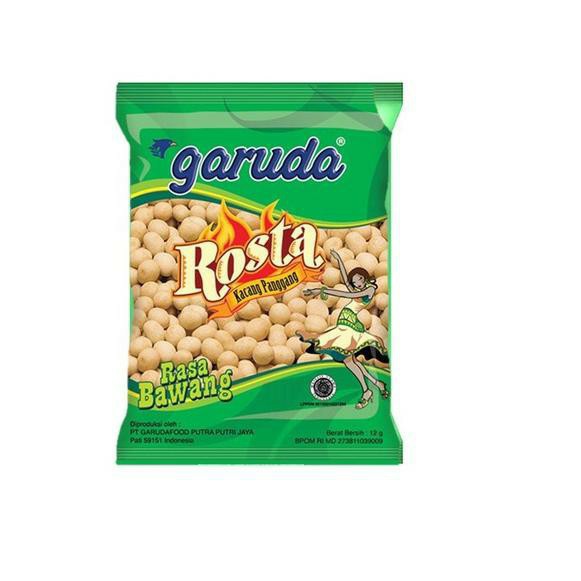 

KACANG OVEN GARUDA ROSTA KEMASAN RENCENG 1000 ISI 1RENCENG 10 PCS