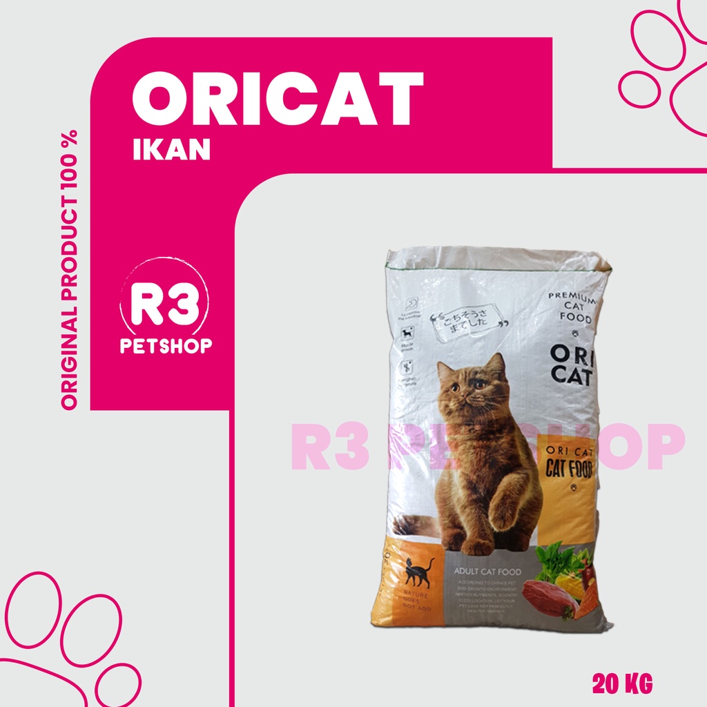 Makanan kucing kualitas baik ORI CAT 20kg All Varian ( EKSPEDISI )