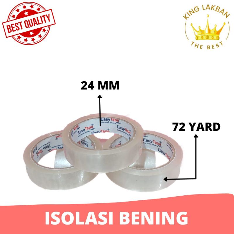 

Isolasi Bening 24 mm 72yard Isolasi Termurah dan Terlengkap