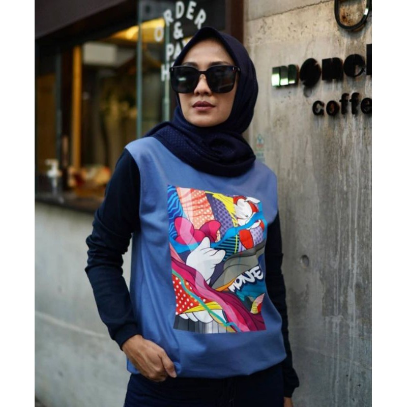 Cartooniv Abstract top/atasan/blouse By Monel_Chavians