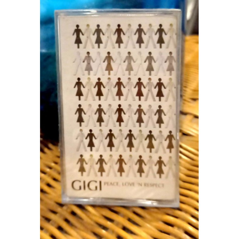kaset pita GIGI PEACE, LOVE N' RESPECT.  original, segel.  new old stock
