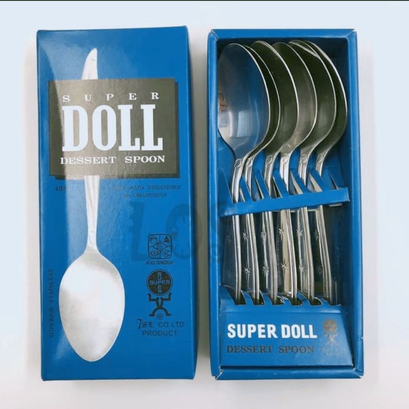 SENDOK SUPER DOLL | SENDOK DOLL DESSERT SPOON