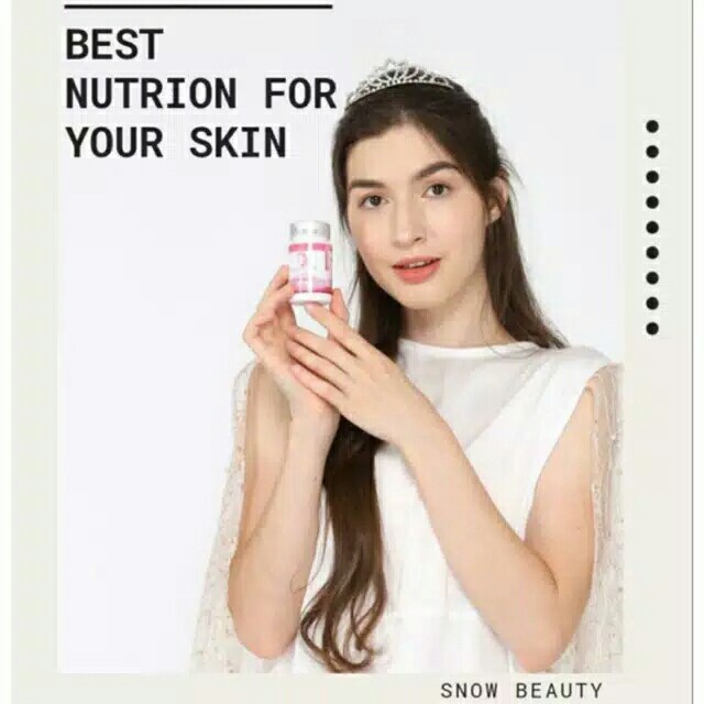 (Whitening kapsul) pure pearl peptide collagen by snow beauty