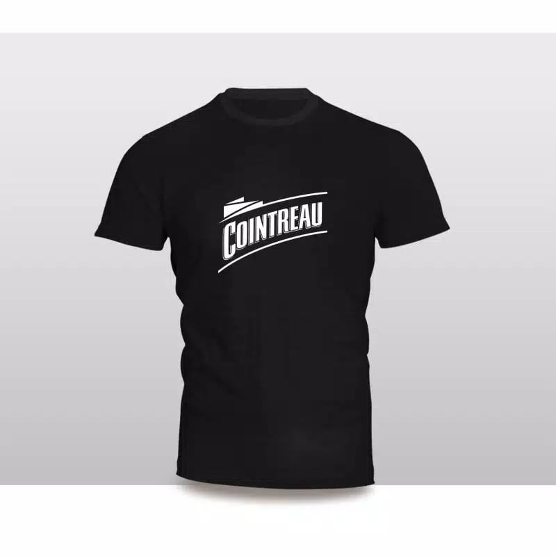 kaos distro cointreau / baju minuman cointreau / kaos distro premium