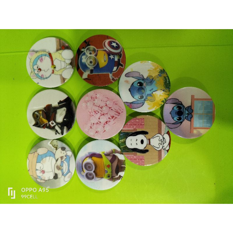 pop socket karakter lucu ready stok siap kirim