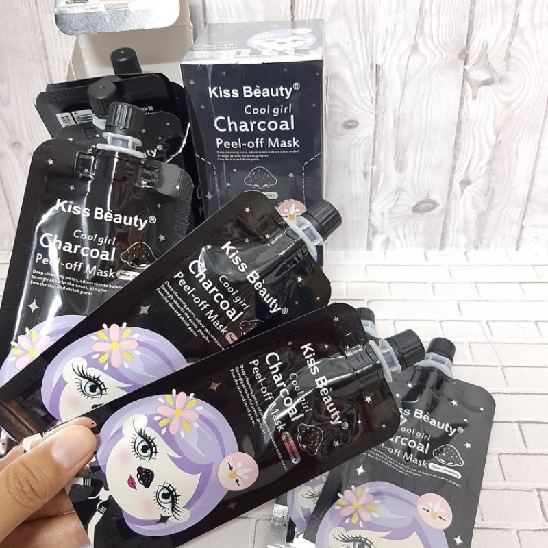 MASKER KOMEDO PEEL OFF KISS BEAUTY CARCHOL